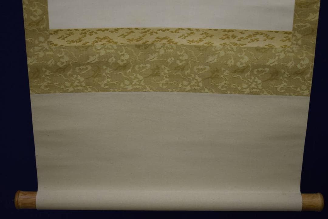 真作/鳳林軒主/東福竹應/千利休画賛/布袋屋掛軸HI-265