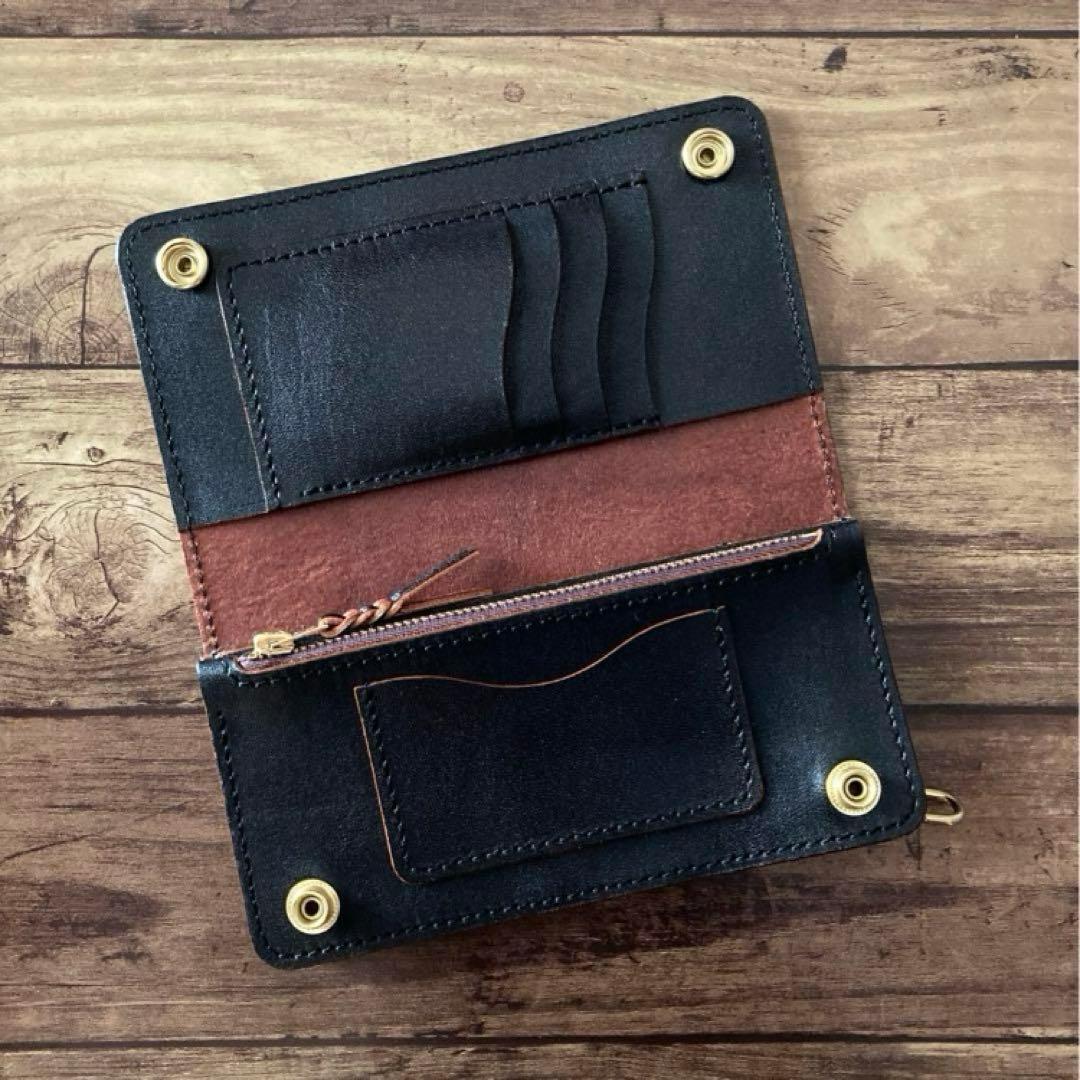 【ChoB】北米ステア トラッカーウォレット180（ロング）3層カスタム