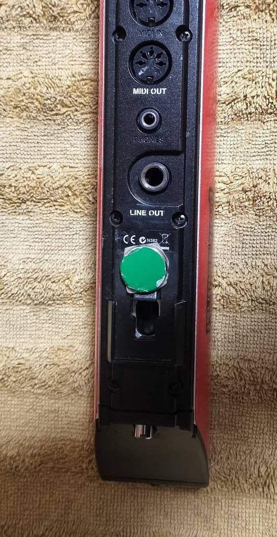 ★値下げしました★AKAI EWI4000s　宮崎さん音源内蔵　自作カラーレッド