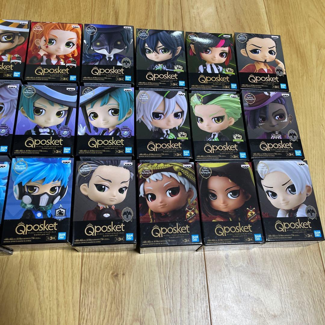 ツイステ　キューポスケット petit フィギュア　全27種　コンプリート