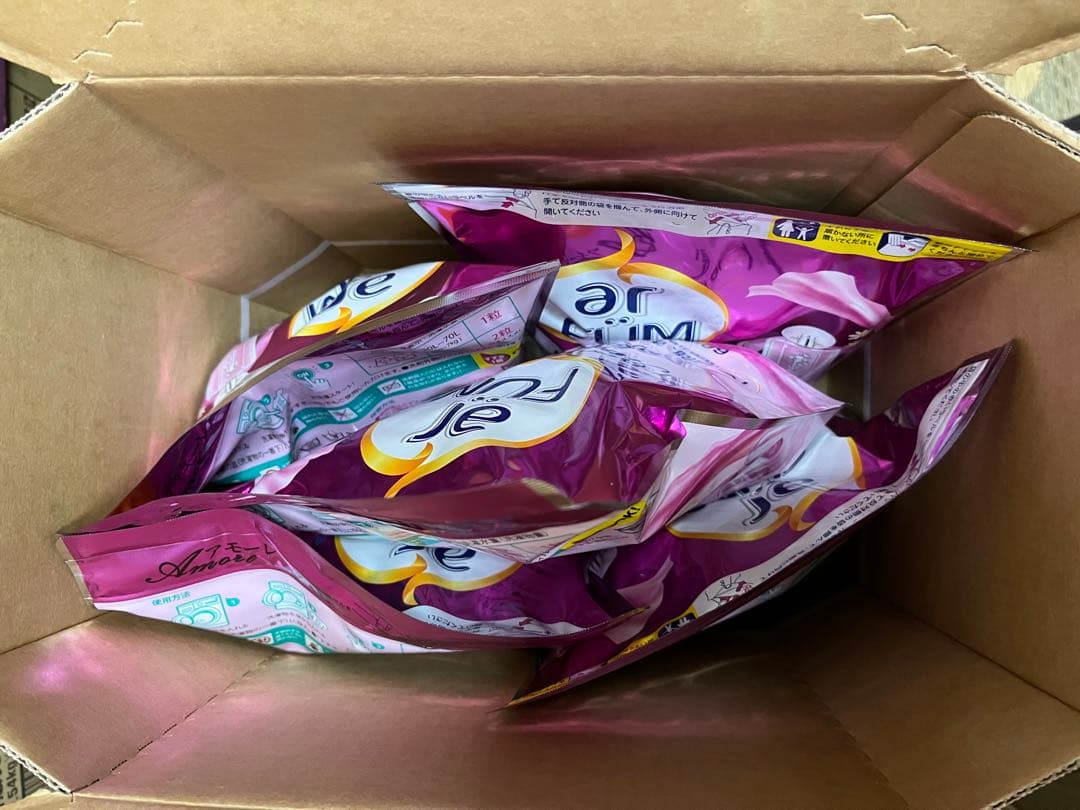 アフューム アモーレ　ランドリーボール　ジェルマジックボール型洗剤　60個×5