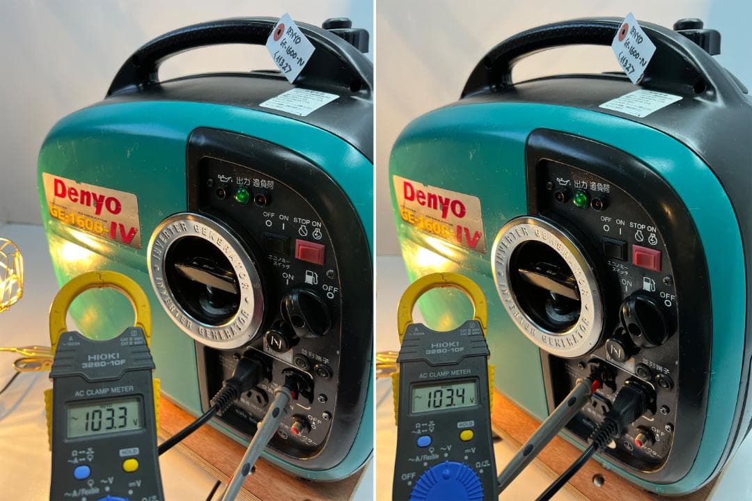 DENYO デンヨー インバーター発電機 GE1600SSIV☆動作良好 ♪32