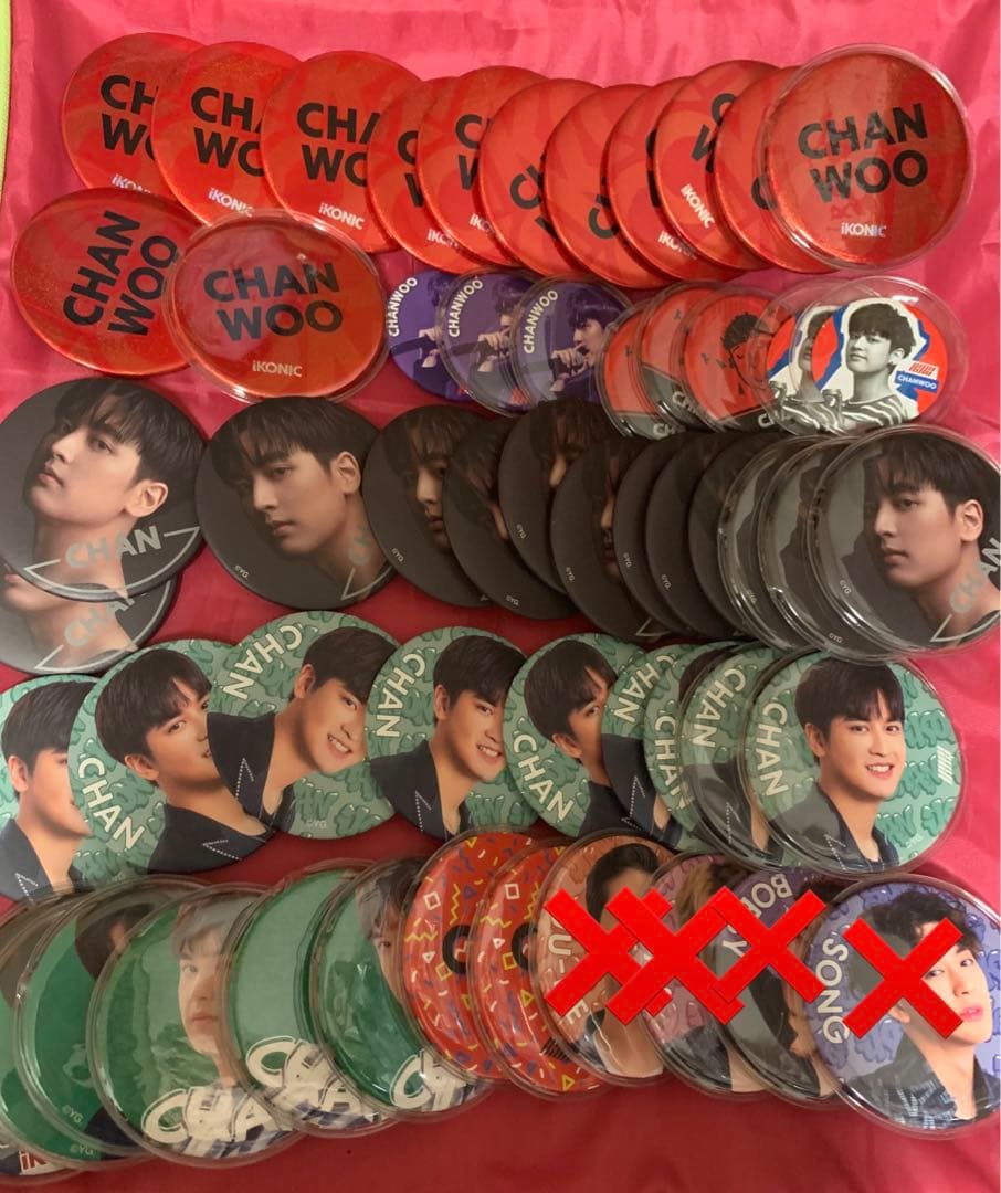 iKON チャヌ 缶バッジ｜iKON チャヌ ヘアゴム 缶バッチ iKON チャヌ