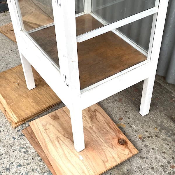 関西限定 送料別 4面ガラスショーケース 飾り棚 ビンテージ家具の通販