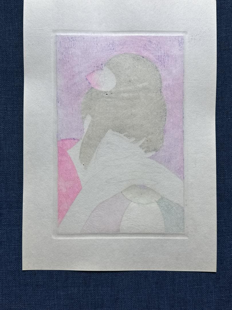 林静一 オリジナル木版画「儚夢（ろまん）」A - メルカリ