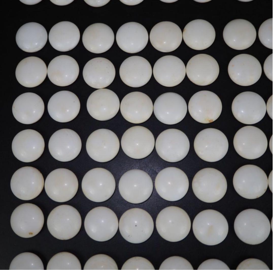 送料無料　日向特産　日向スワブデ蛤碁石31号・碁笥セット　旧家蔵出