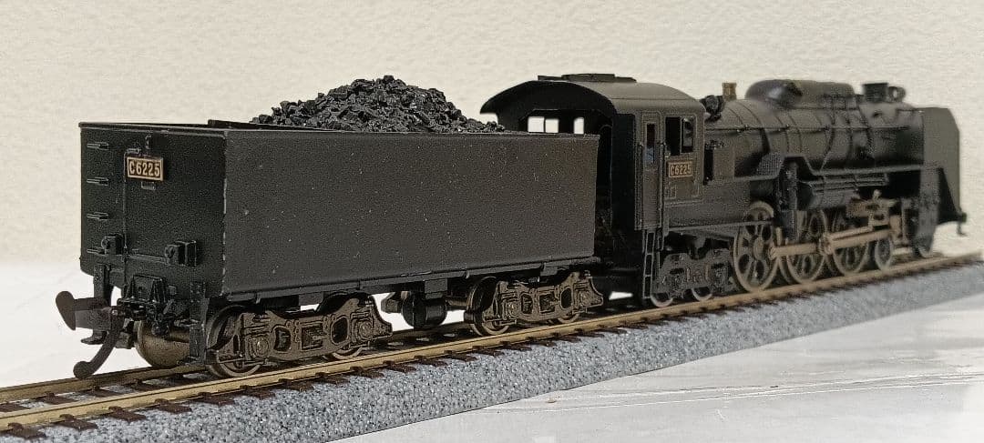 HOゲージ カツミ Ｃ62蒸気機関車、カンモーター、メンテナンス済