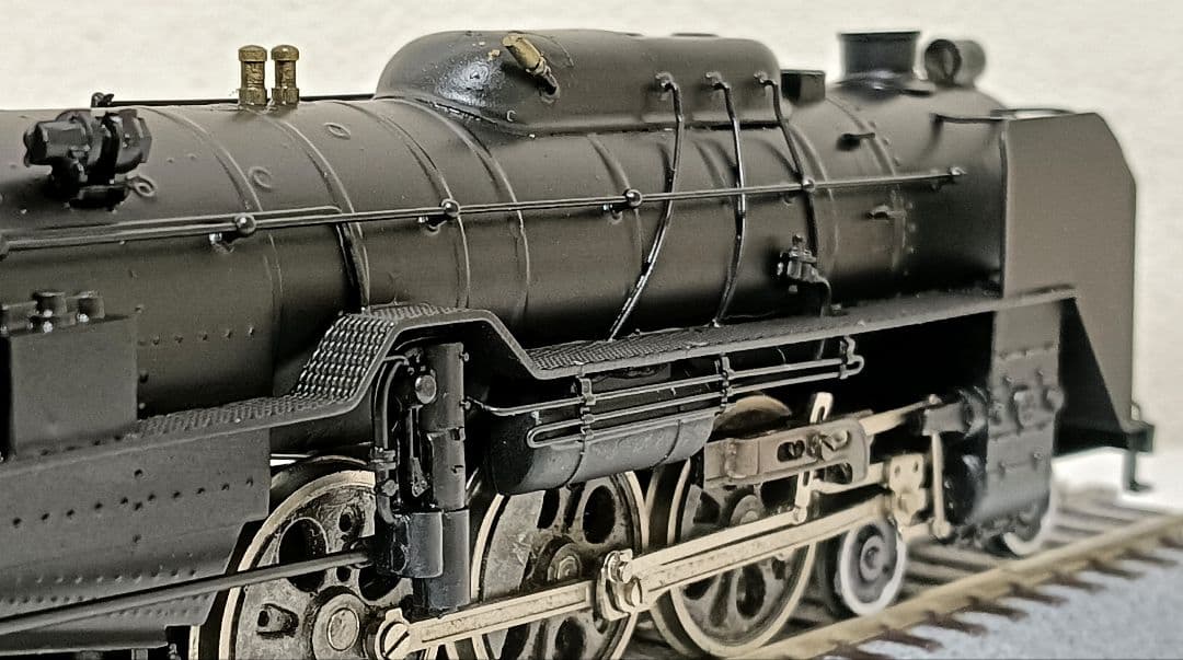 HOゲージ カツミ Ｃ62蒸気機関車、カンモーター、メンテナンス済