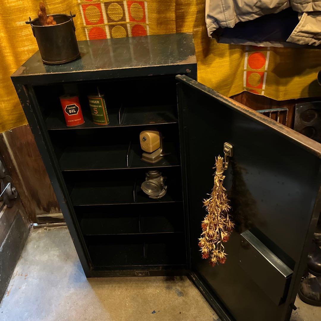 1960Sヴィンテージスチールキャビネット 1950-60's ヴィンテージ スチール パーツキャビネット - アンティーク