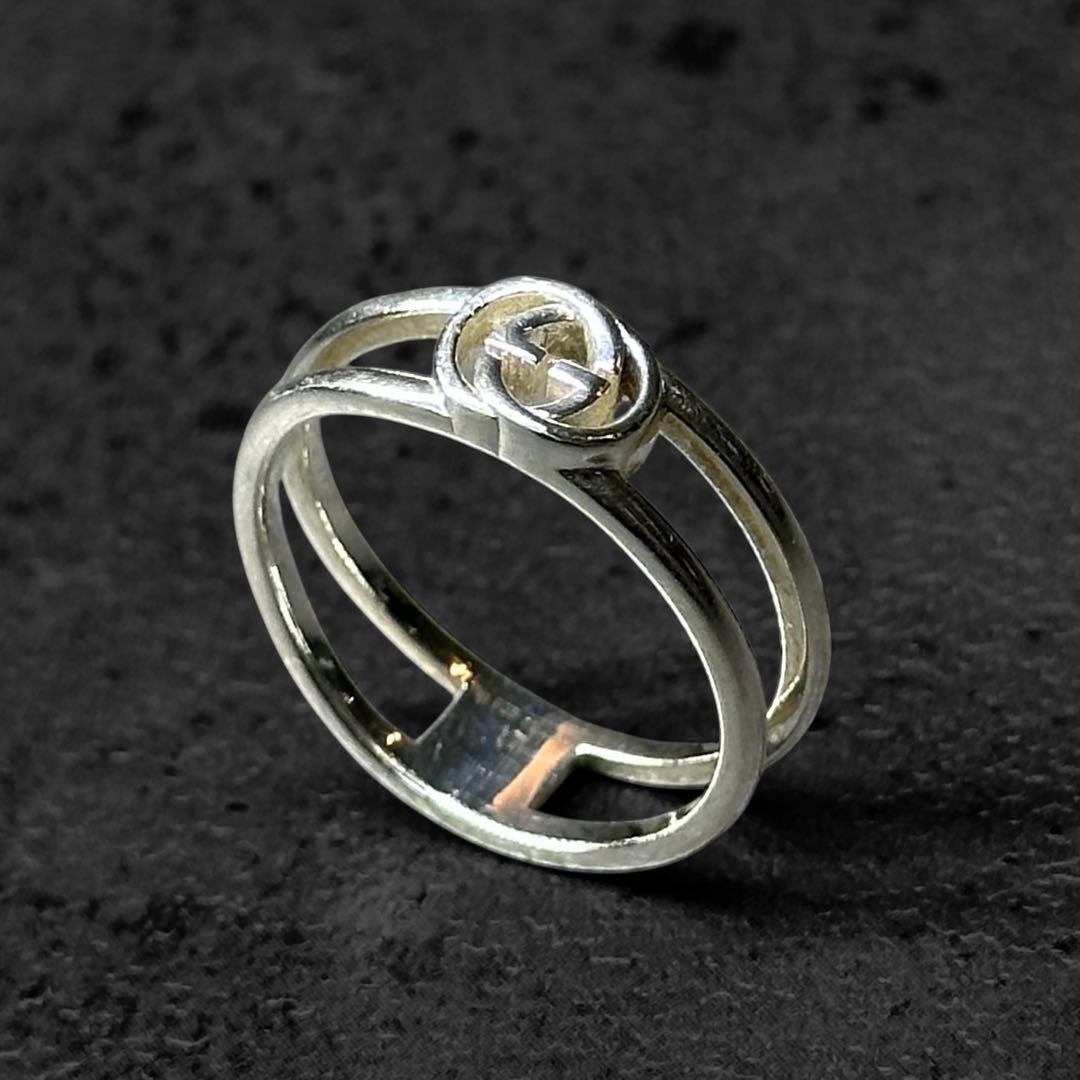 アクセサリー GUCCI Interlocking G Silver Ring