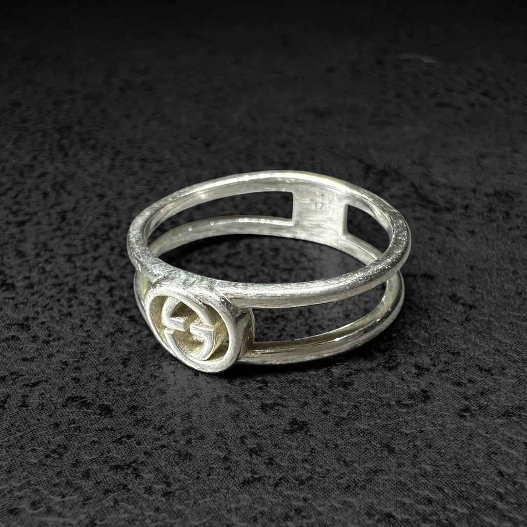 アクセサリー GUCCI Interlocking G Silver Ring