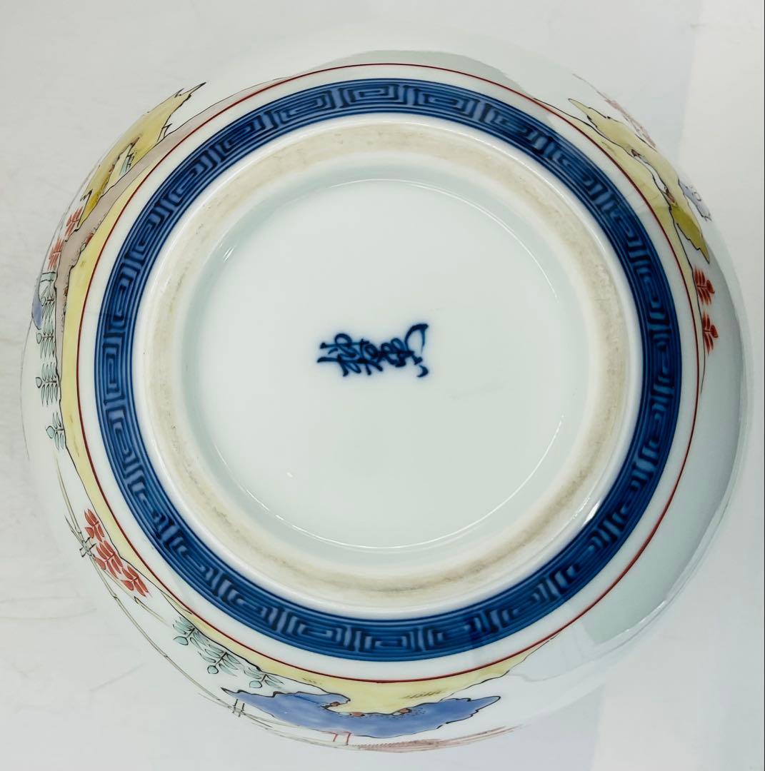 83】◉人間国宝・酒井田柿右衛門先生 赤絵花瓶 桐箱◉