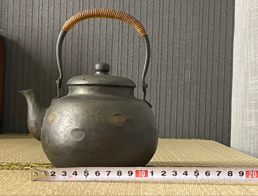 最終値下げ 煎茶道具 富貴堂 鎚起銅器 湯沸 銅瓶 重量300g