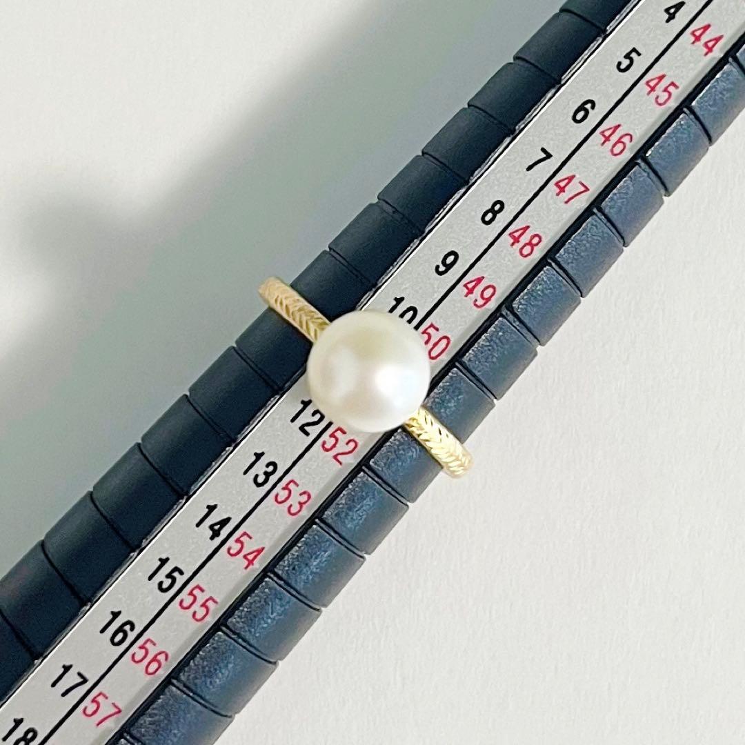 ☆新品☆ 淡水 パール リング K10 10K 11号 a cote アコテ