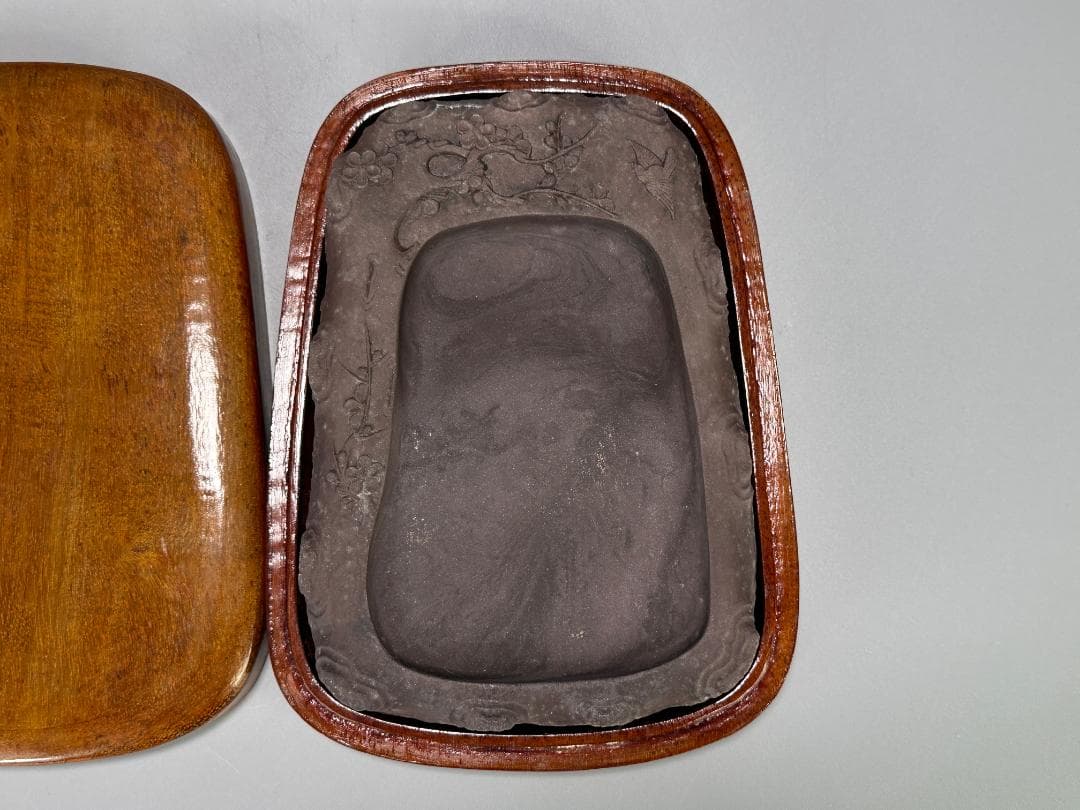 25.10.9-2 書道具 文房具 硯 梅文硯 唐硯