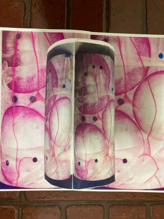 静物、薔薇の花、空飛ぶ前衛美術家、糸川裕志の希少な作品、