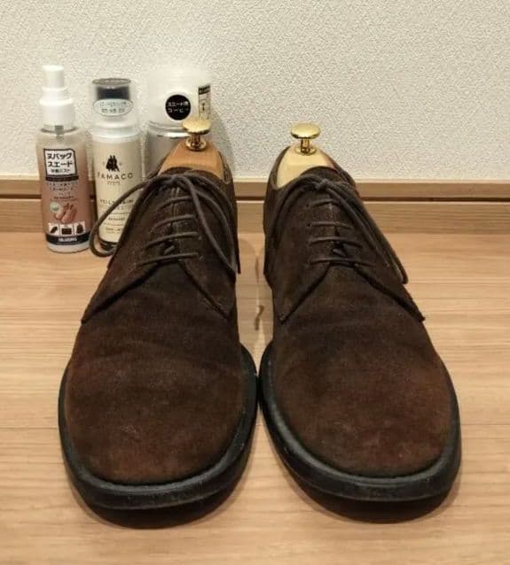 【お手入れセット付】BUTTERO ブッテロ 靴 プレーントゥ スエード　42