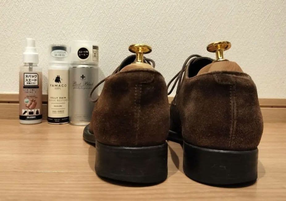 【お手入れセット付】BUTTERO ブッテロ 靴 プレーントゥ スエード　42