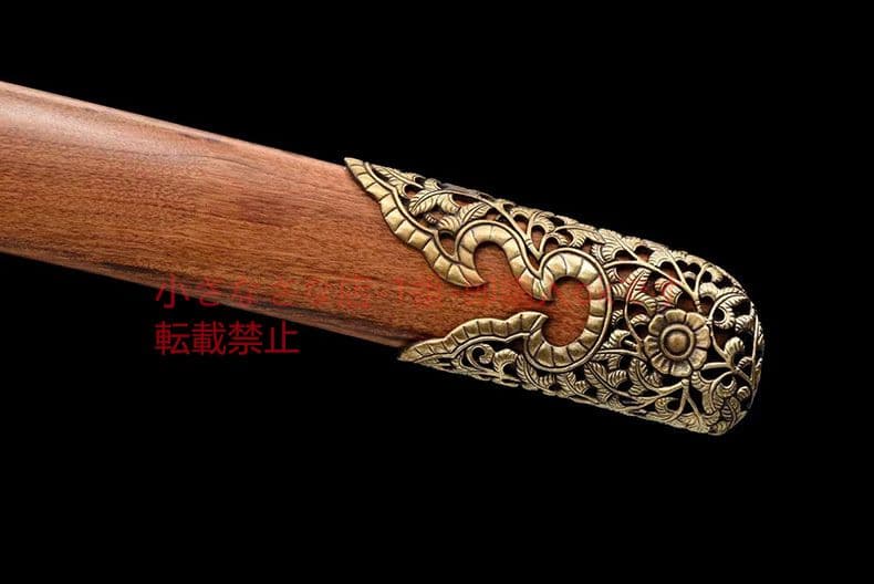 盛世の透かし彫り 古兵器 武具 刀装具 日本刀 模造刀 居合刀