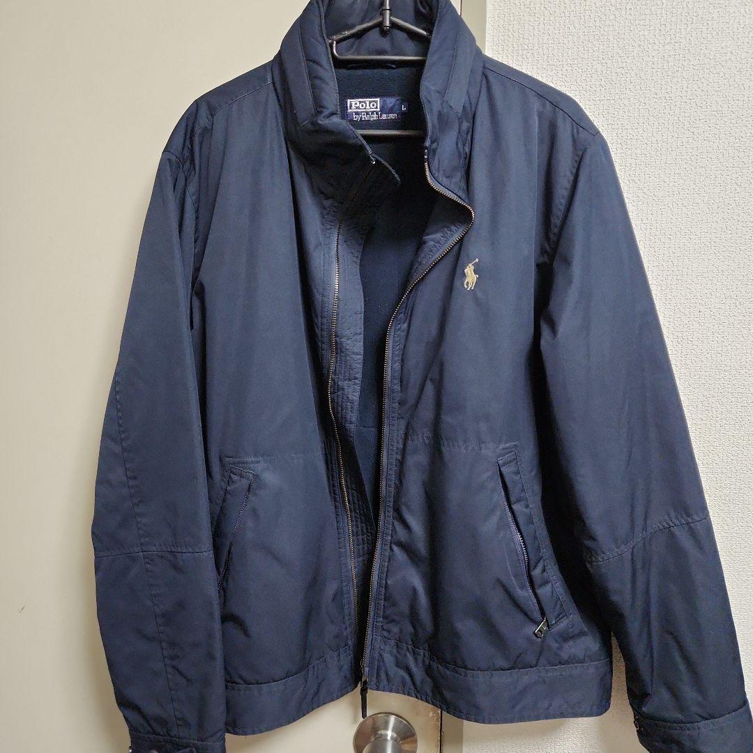 ポロラルフローレン スイングトップ L ネイビー ブルゾン