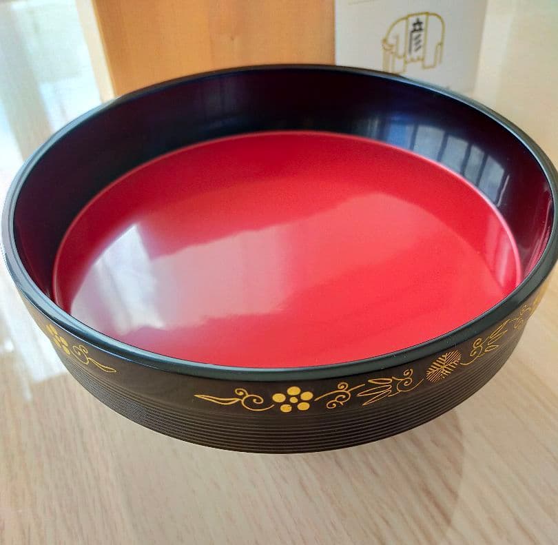 象彦 春陽 金彩漆塗り 高坏干菓子盆 象彦 菓子盆