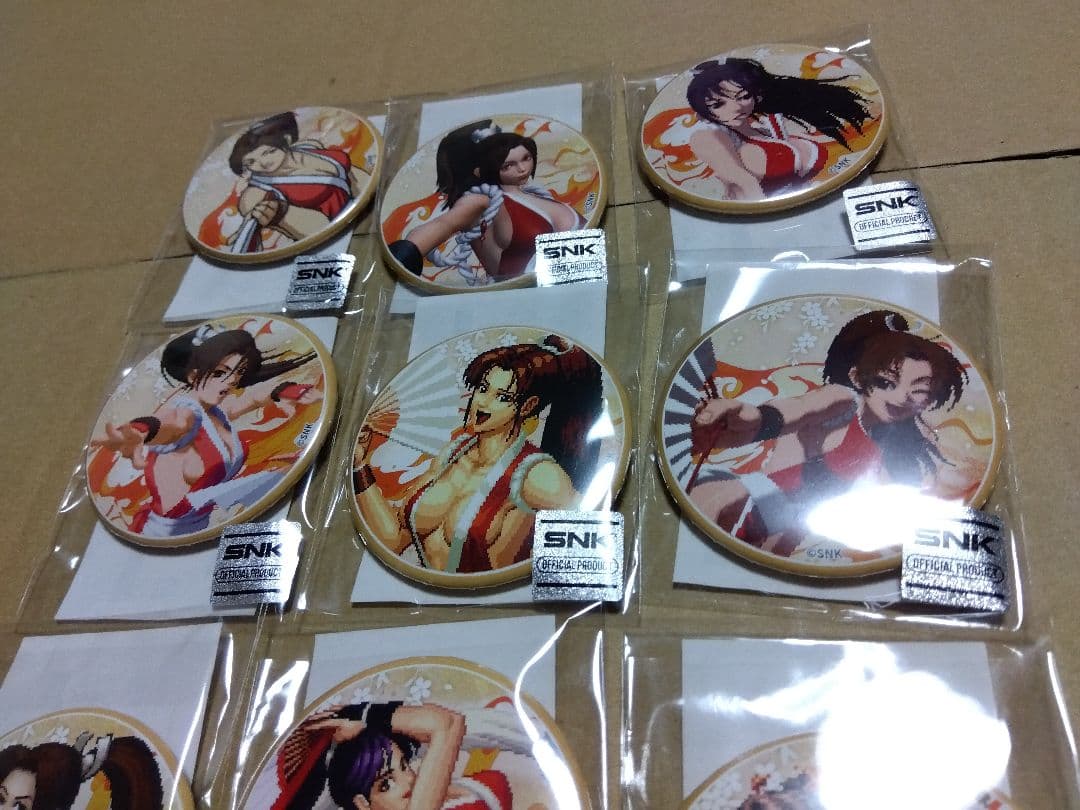 不知火舞　缶バッジ　くじコレ　餓狼伝説　ネオジオ　SNK　ＫＯＦ