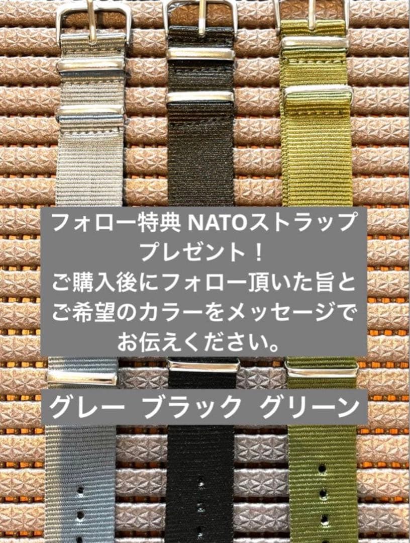 新品 イギリス軍タイプ ダイバー スイスムーブメント ミリタリーウォッチ