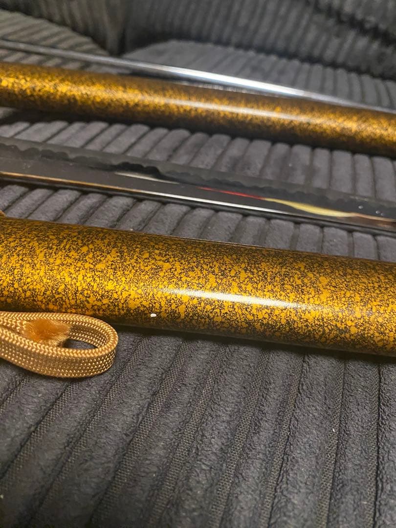 日本刀 模造刀 2本セット 金色