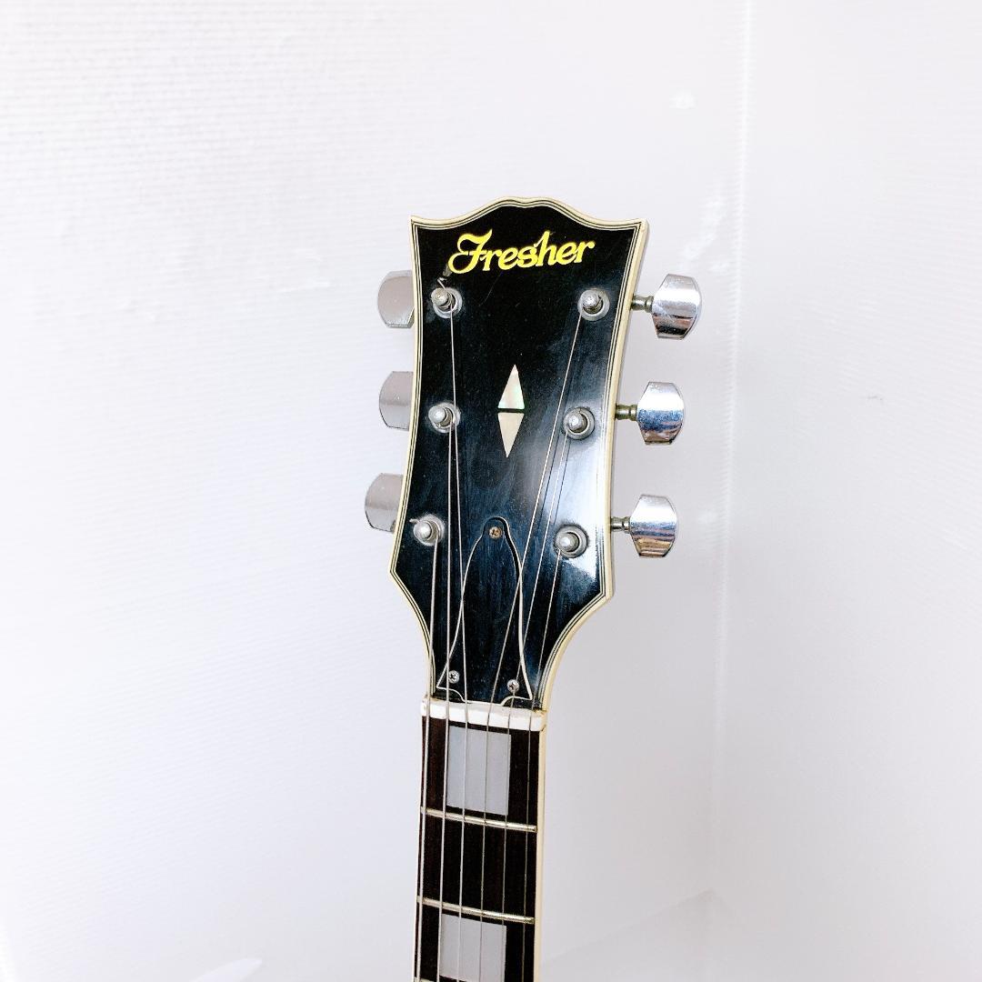 美品 Fresher フレッシャー レスポールカスタム ブラック ビザールギター