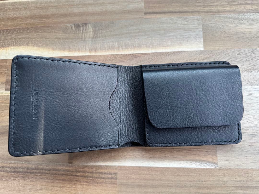 本革 イタリアンレザー 二つ折り財布