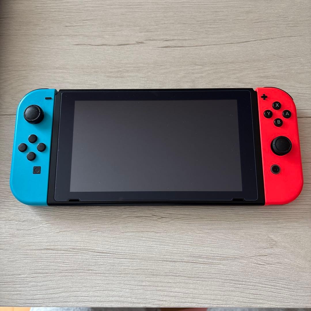 Nintendo Switch 本体 赤/青　バッテリー強化版　ケース付き