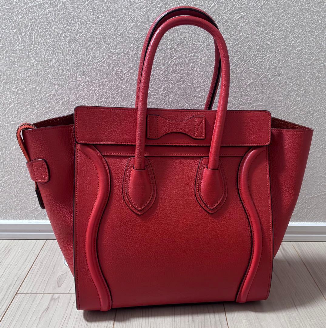 CELINE レッド ハンドバッグ