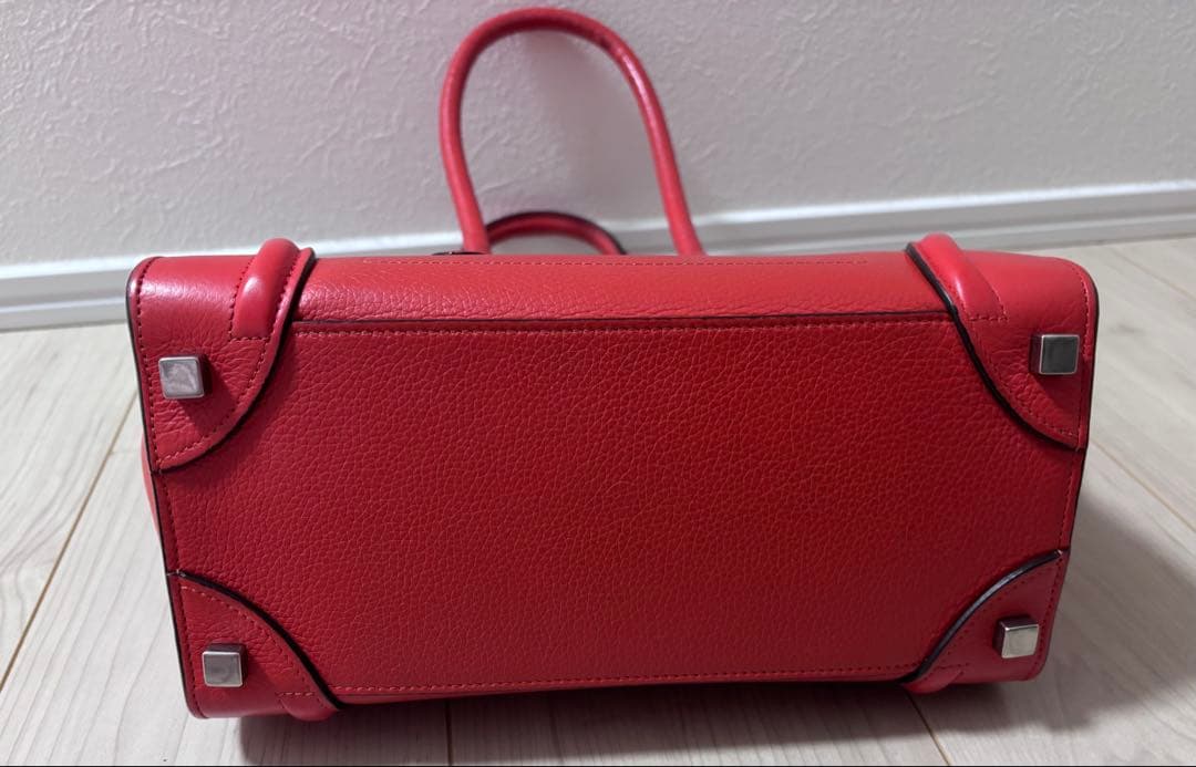 CELINE レッド ハンドバッグ