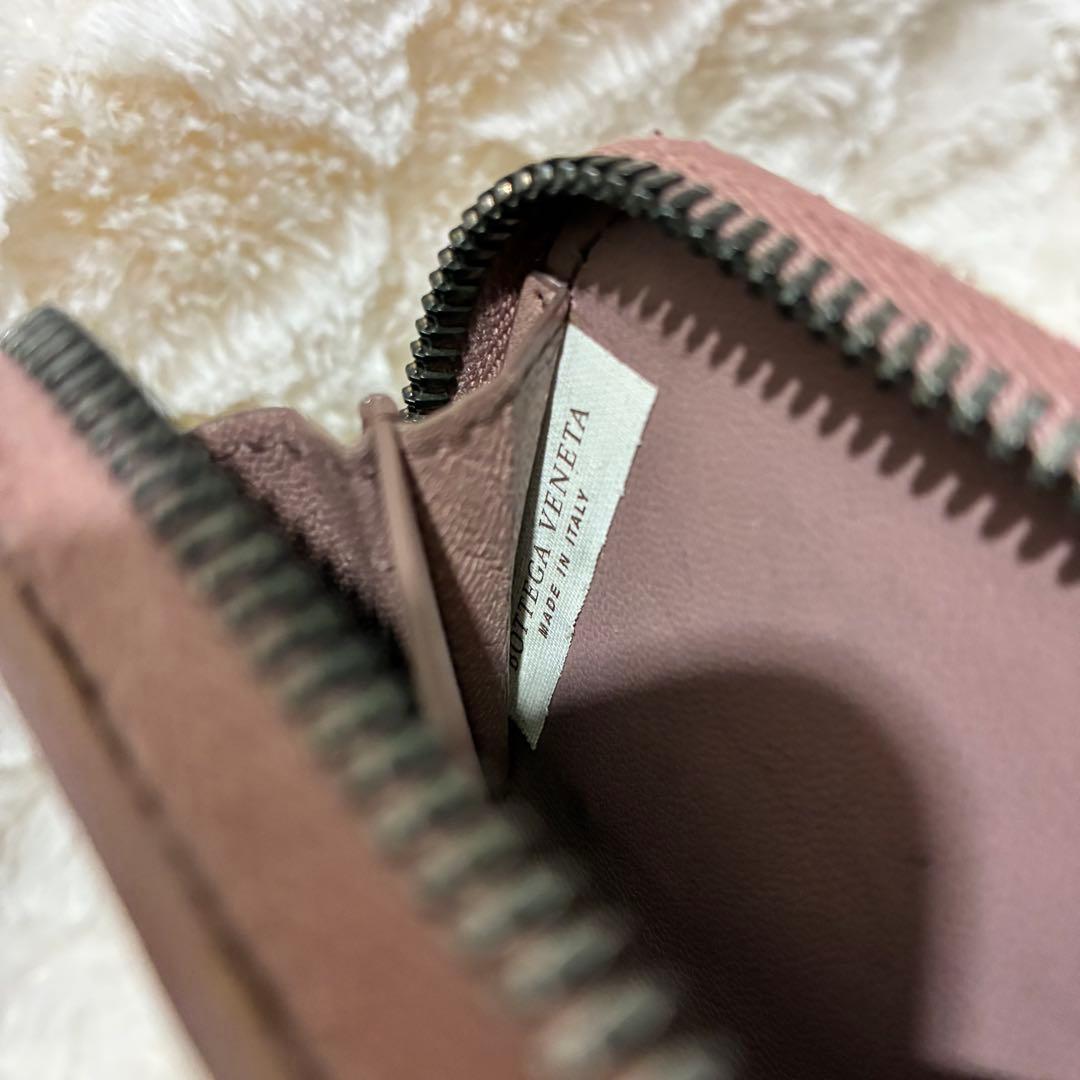 BOTTEGA VENETA レザーケース ベージュピンク
