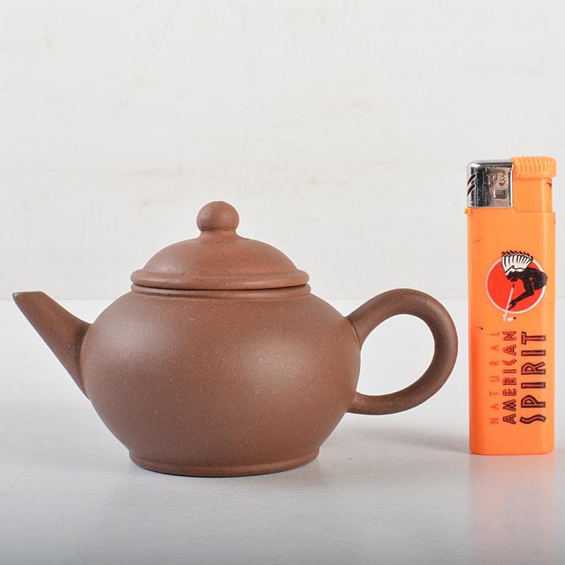 中国　中国宣興銘　紫砂　朱泥　急須　茶壷　D　R7177