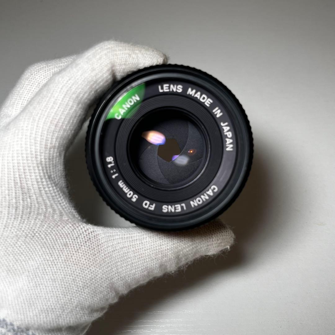 動作品】Canon AE-1 ブラック NFD 50mm f/1.8