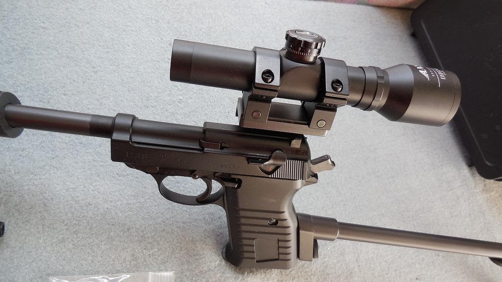 マルゼンワルサーP38デタッチャブル写真の物銃含みますアンクルタイプ