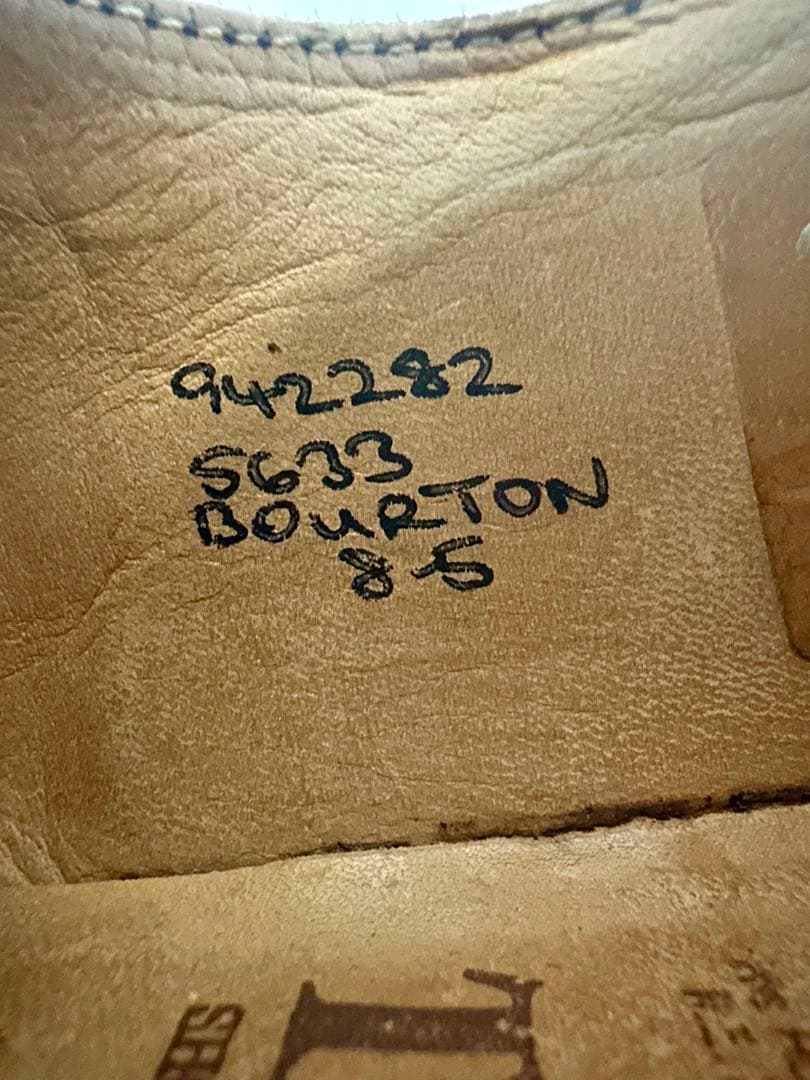 【中古|紐なし】Tricker's ブラウン ウィングチップ レザーシューズ