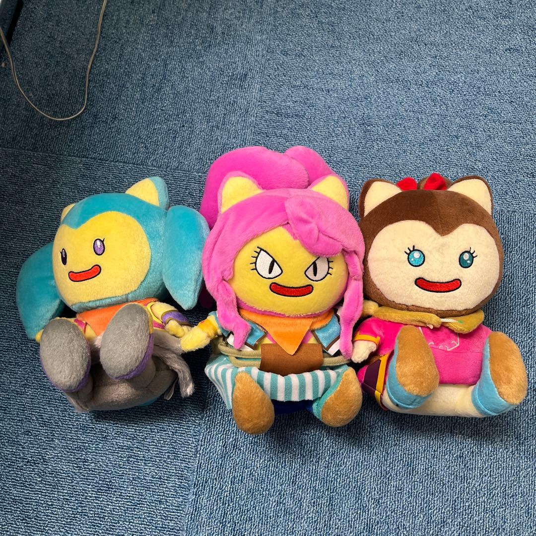 ドラゴンクエストX ぬいぐるみ オンライン 限定 ドラクエ 三姉妹 プー