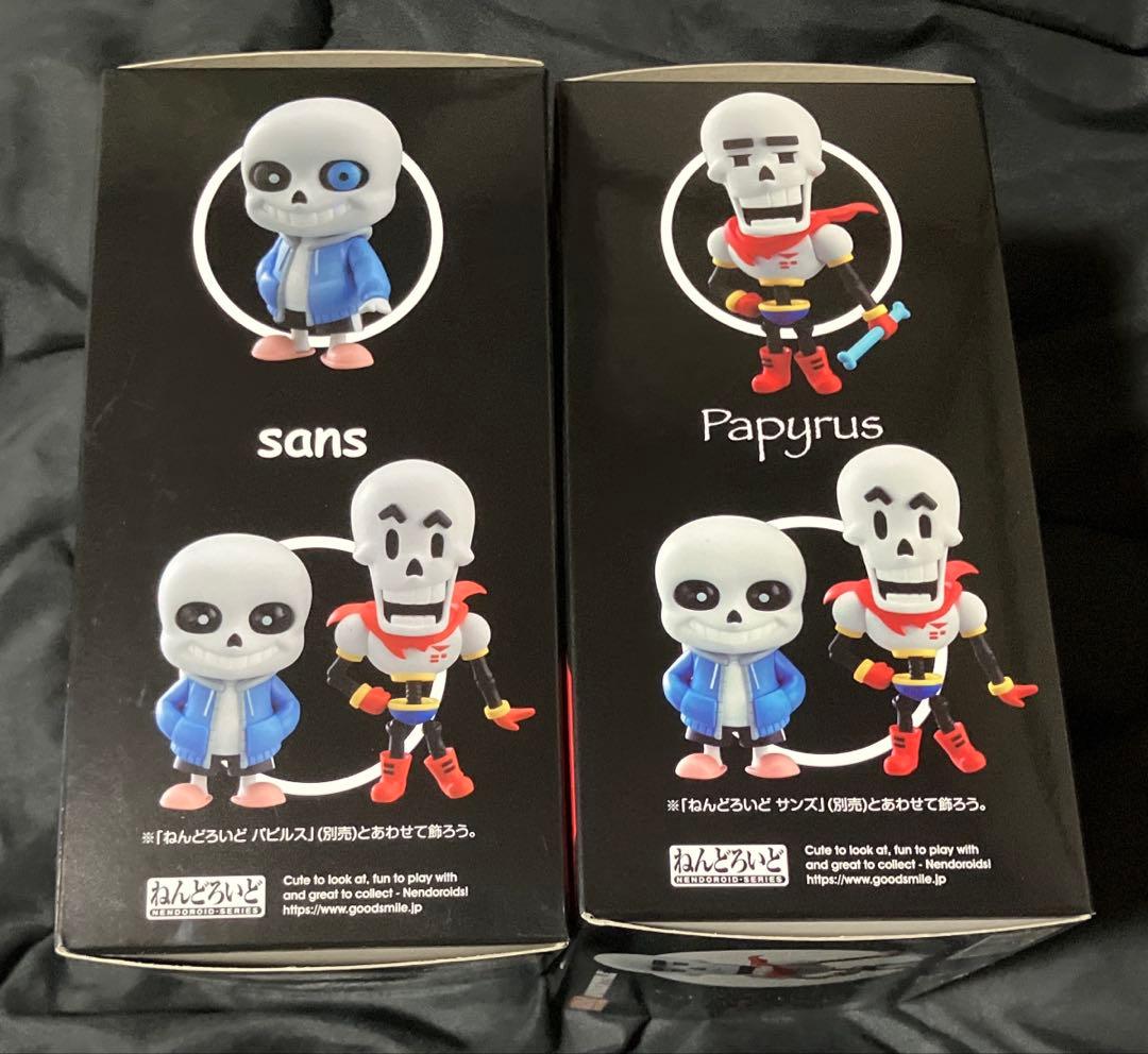 【新品未開封】ねんどろいど UNDERTALE サンズ パピルス 2点セット