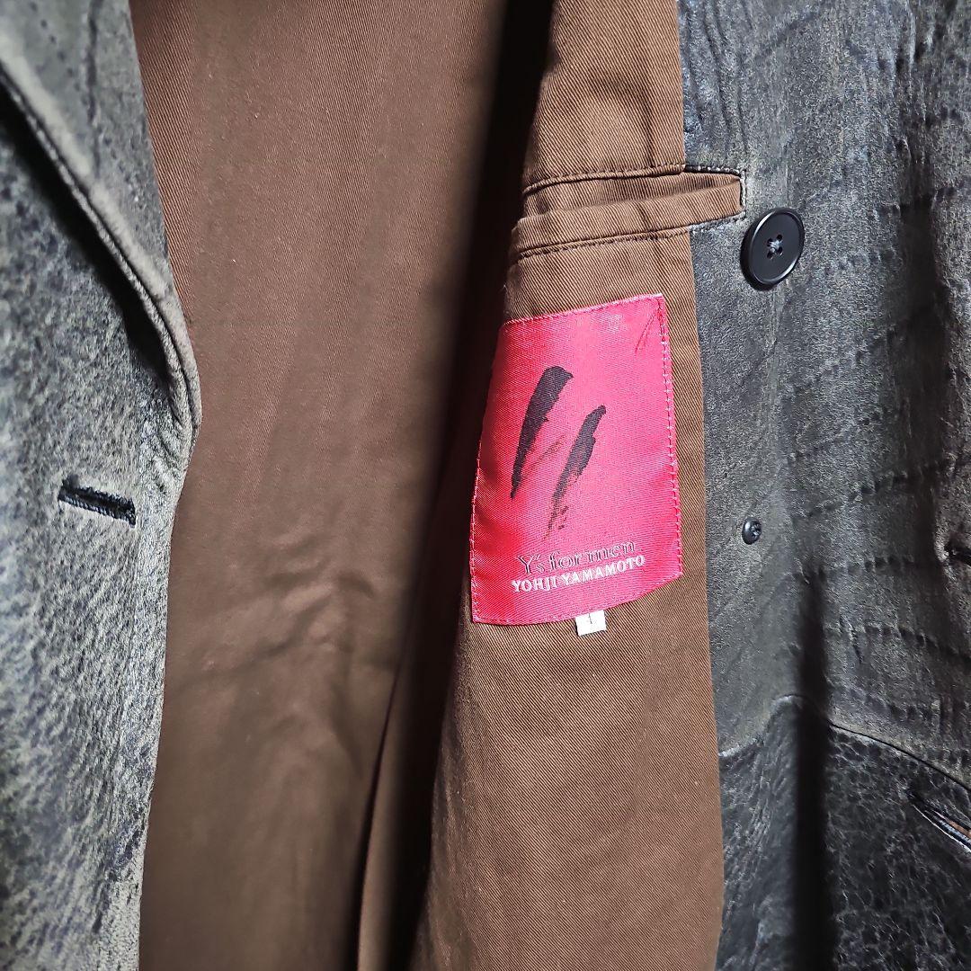 Yohji Yamamoto╱赤ラベル　ダブル レザーコート
