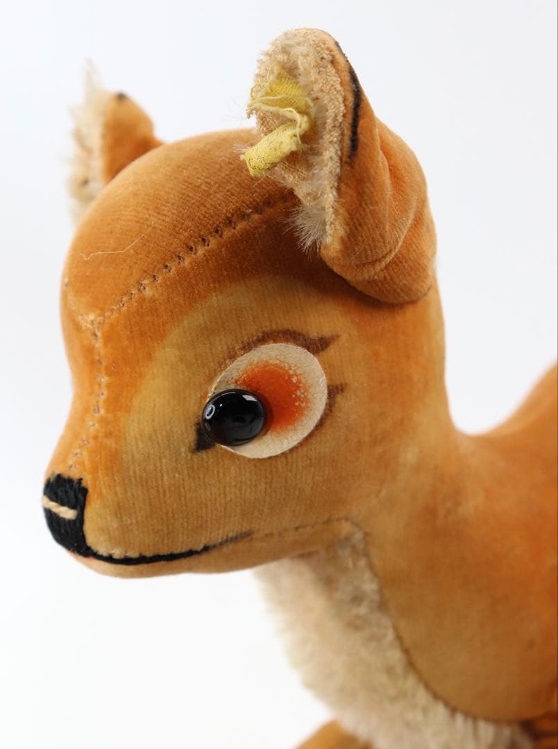 ビンテージ STEIFF バンビ ボタンタグ有り 約22cm