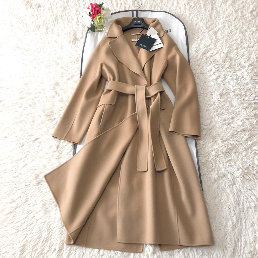 新品タグ付き‼️【マックスマーラ】42 ZENITHボタン付きコートミルク