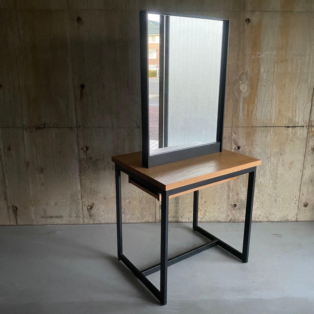 TOUGH DESIGN PRODUCT 天然木 両面ドレッサー 美容室ミラー