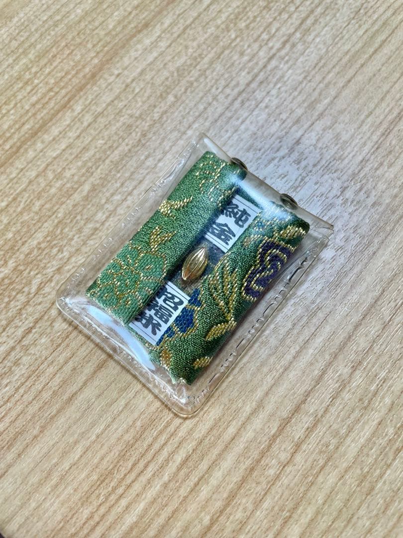 純金 1g 招福米お守り 美品】純金 1g GINZA TANAKA 招福米 お守り 美品】