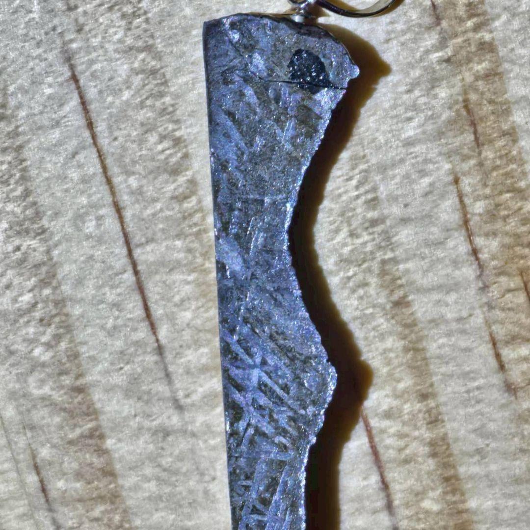 アキムネ様専用】ギベオン隕石 ペンダントトップのみ【鑑別書付