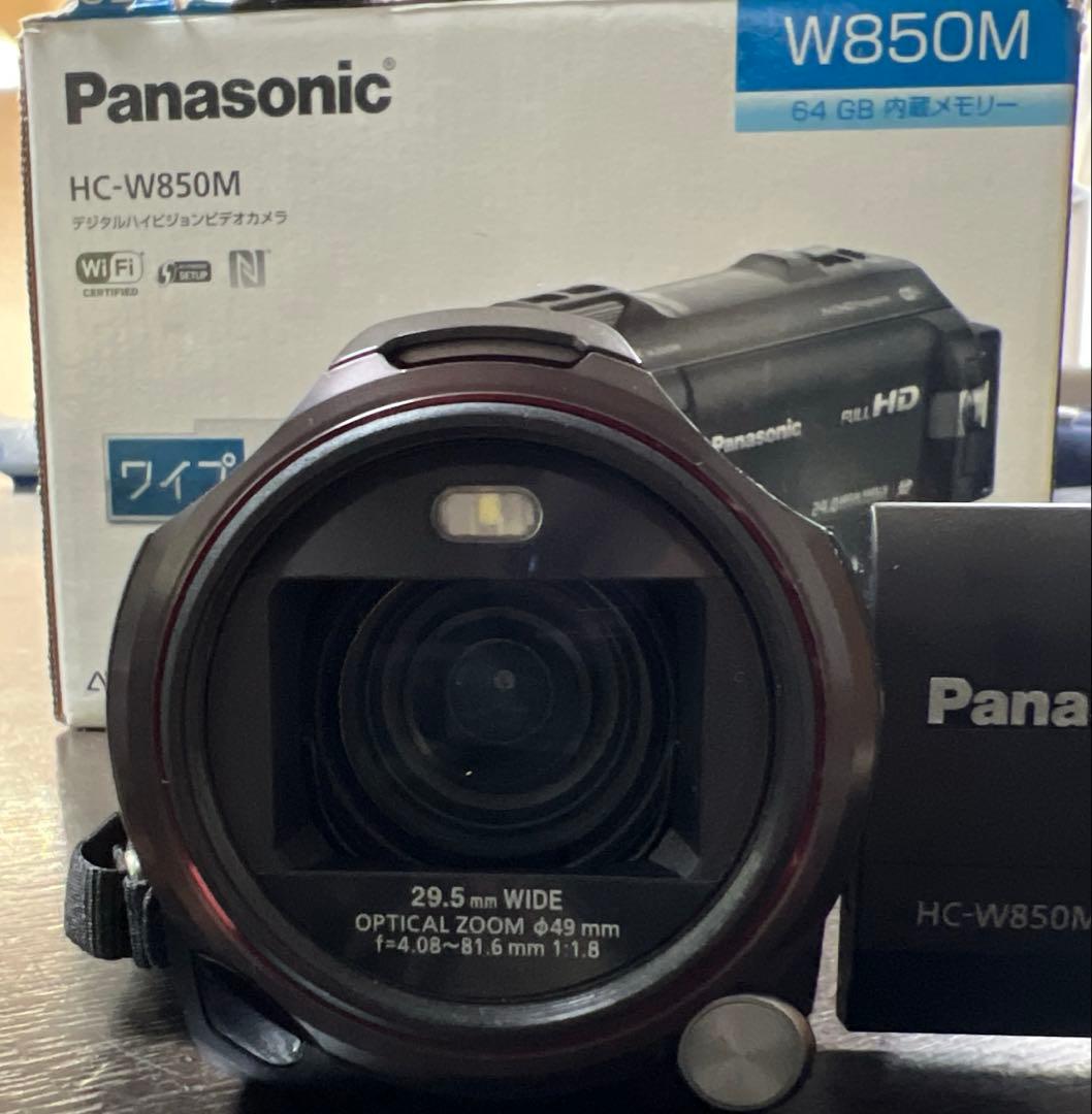 パナソニック ビデオカメラ ブラウン HC-W850M