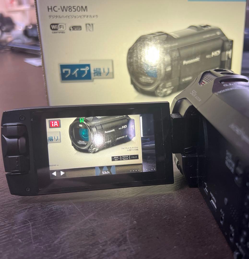 パナソニック ビデオカメラ ブラウン HC-W850M