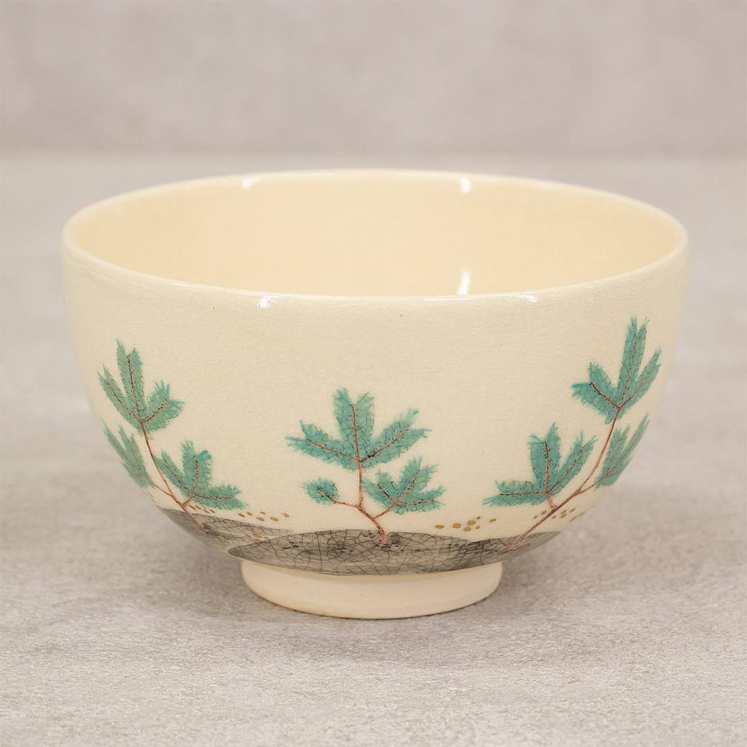 鳳山 造 京焼 仁清写 十二ケ月季節茶碗 9点まとめて