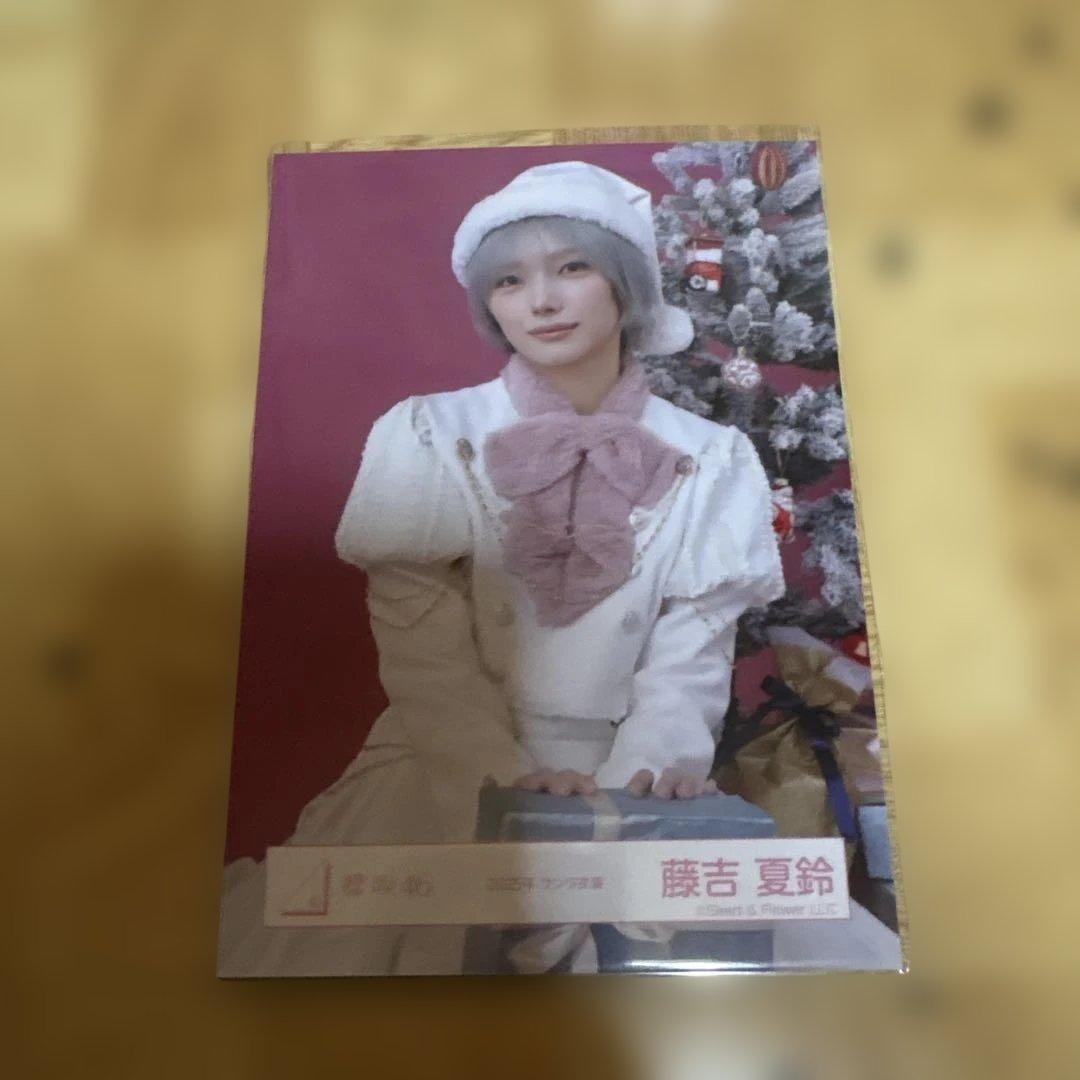 櫻坂46 藤吉夏鈴 サンタ衣装 チュウ - メルカリ